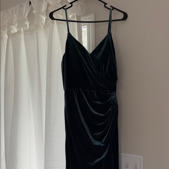 Revelry Black Velvet Maxi Dress - Picture 1 of 4